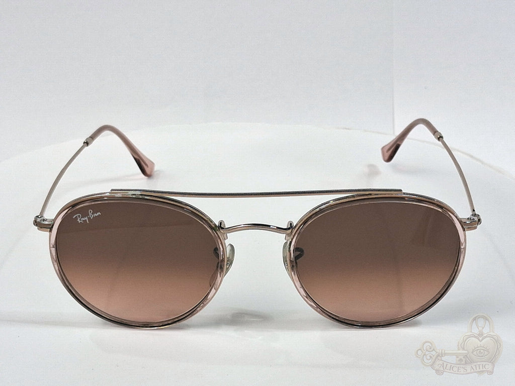 Ray-Ban RB3647-N Made in Italy Sunglasses | Gold Metal Round Frame - Image 10