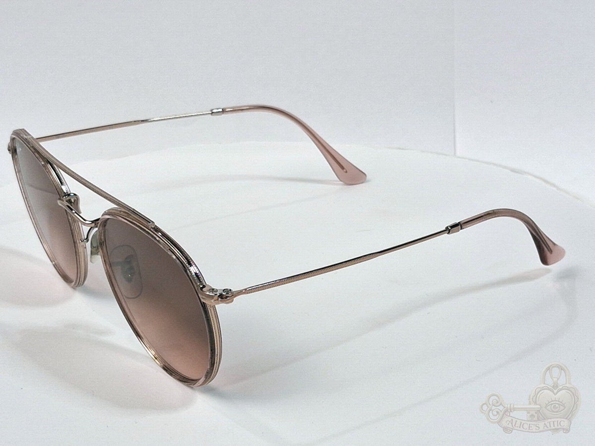 Ray-Ban RB3647-N Made in Italy Sunglasses | Gold Metal Round Frame - Image 11