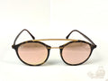 Ray-Ban RB4266 LightRay Tortoise Acetate Double Bridge Sunglasses - Image 1