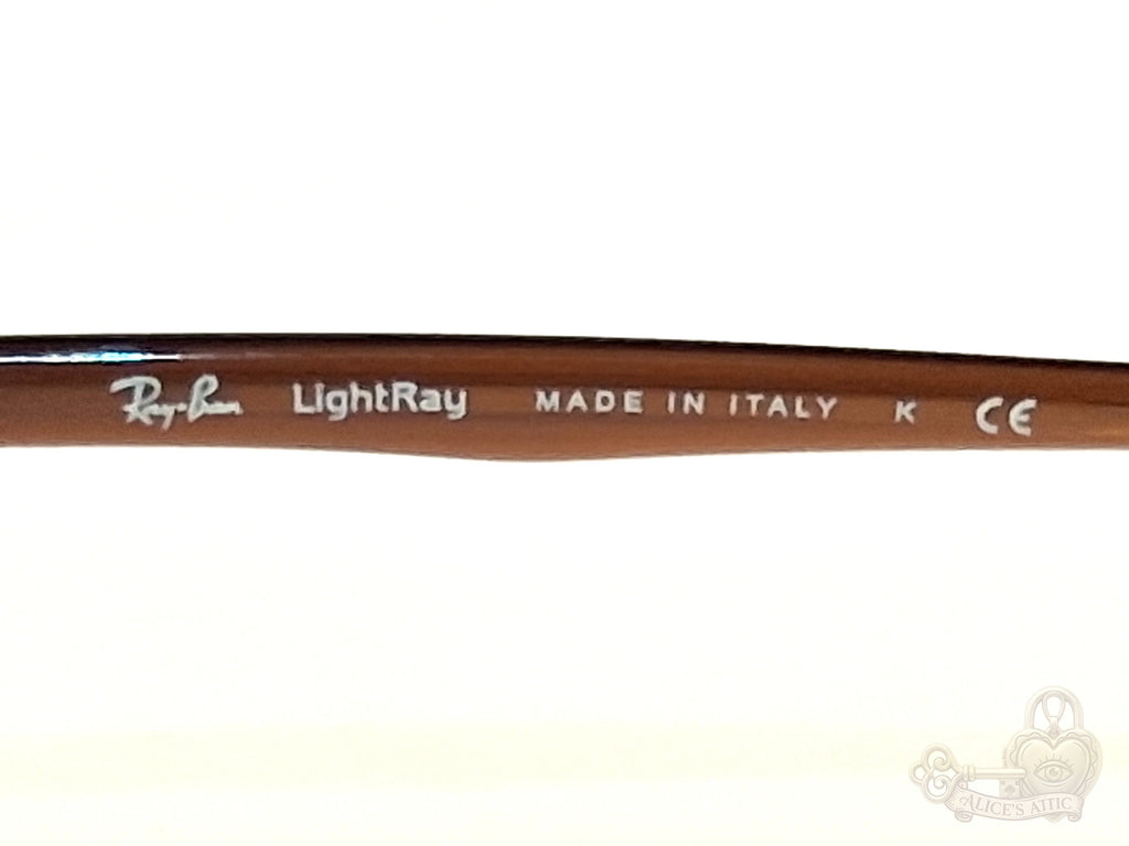 Ray-Ban RB4266 LightRay Tortoise Acetate Double Bridge Sunglasses - Image 10