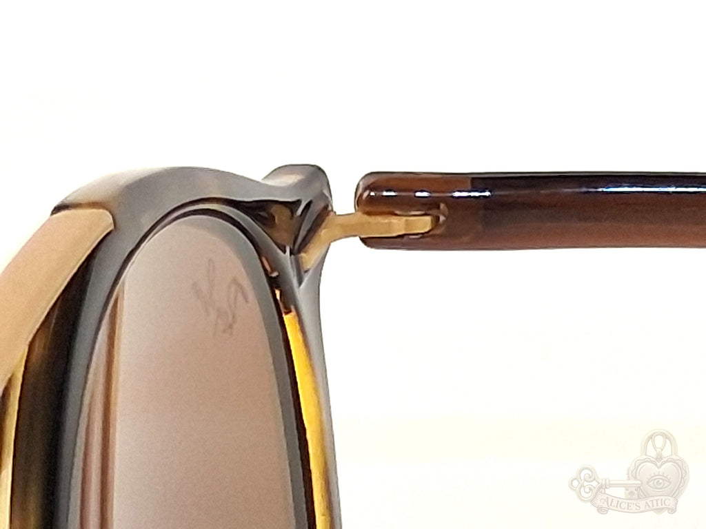 Ray-Ban RB4266 LightRay Tortoise Acetate Double Bridge Sunglasses - Image 12