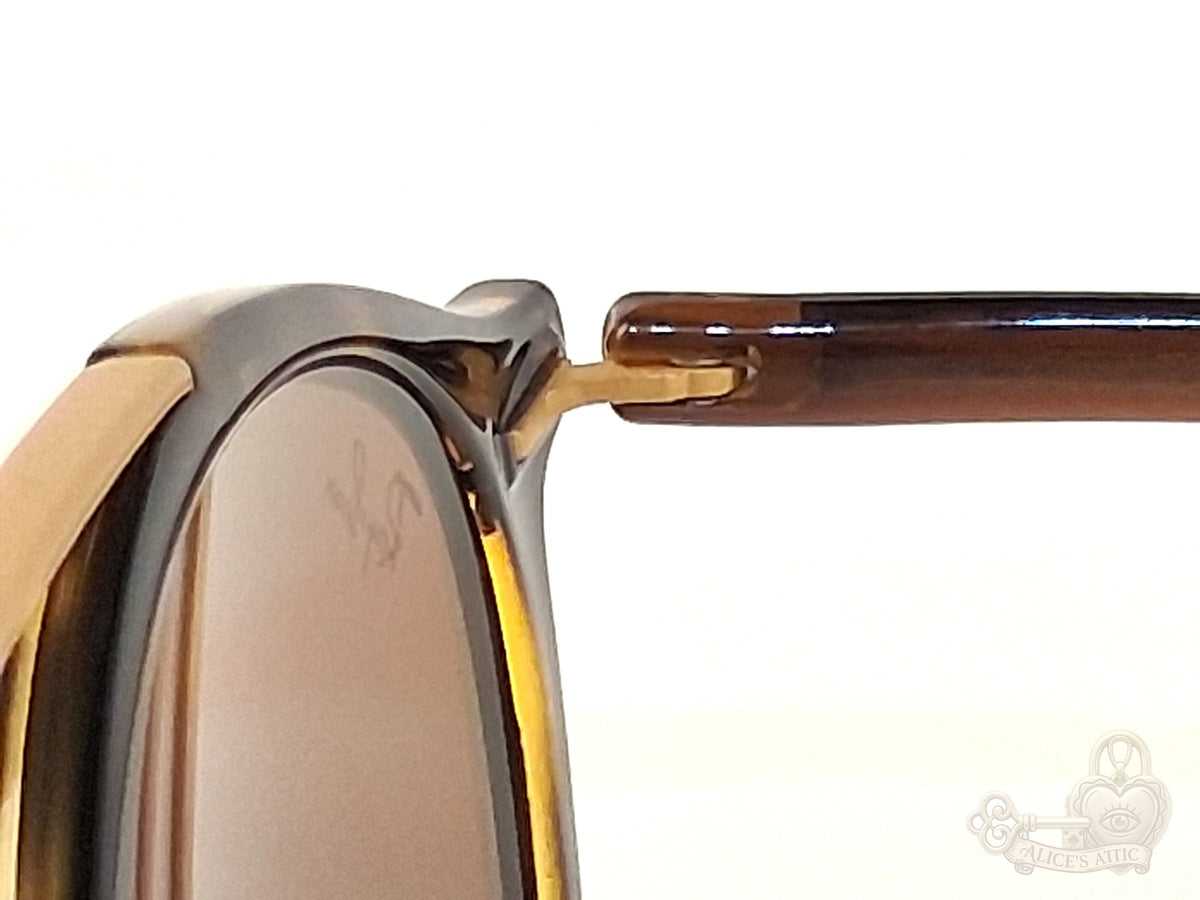 Ray-Ban RB4266 LightRay Tortoise Acetate Double Bridge Sunglasses - Image 12