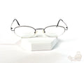 Safilo Italy Vintage Black Metal Oval Eyeglass Frames 46-20-130 Unisex - Image 1