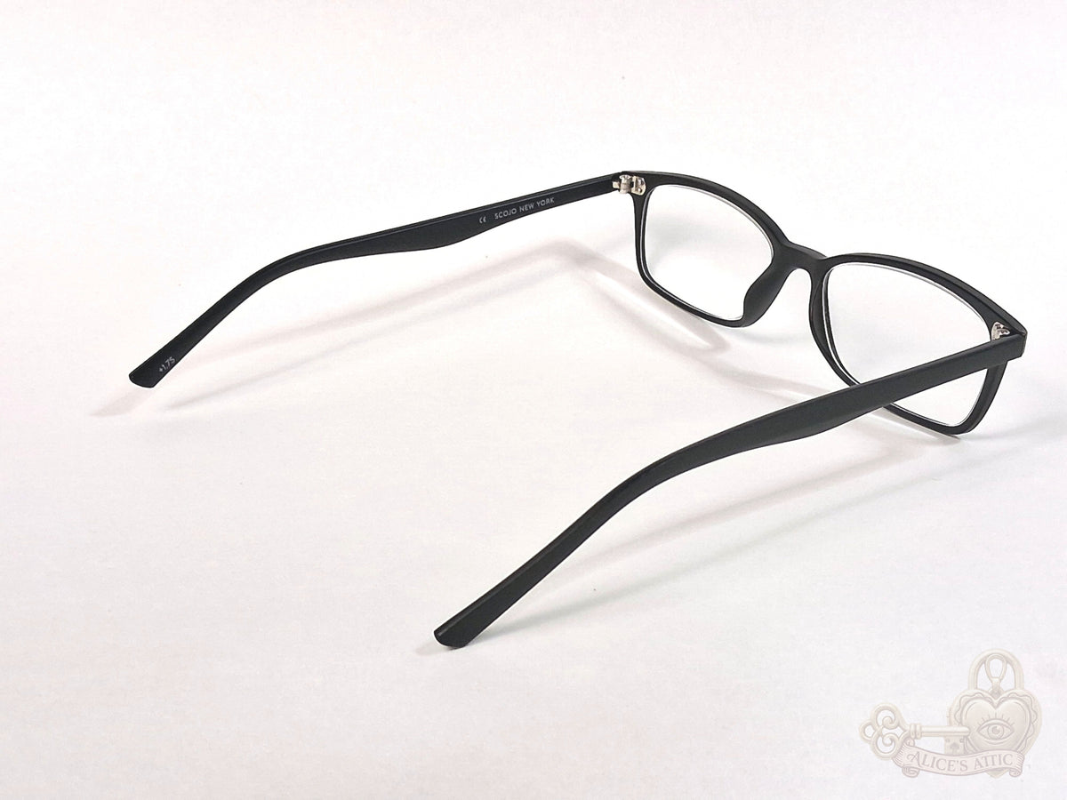 Scojo New York Gels Manhattan Black Reading Glasses +1.75 - Image 4