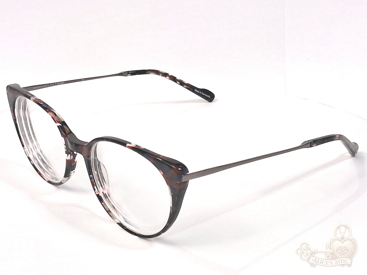 Scott Harris UTX Round Tortoise Eyeglass Frames - Image 8