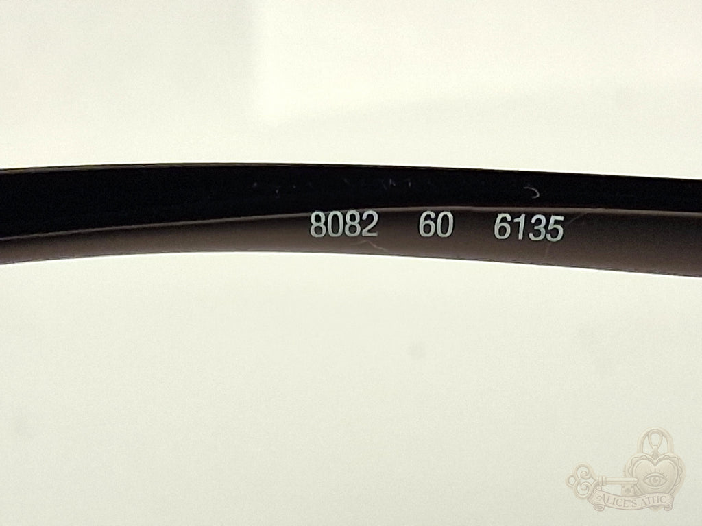Silhouette 8082 Rimless Brown Gradient Rectangle Metal Sunglasses - Image 10
