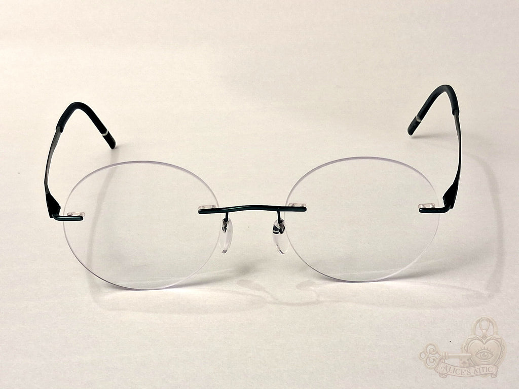 Silhouette Titan Dynamics Contour Rimless Round Titanium Eyeglasses - Image 1