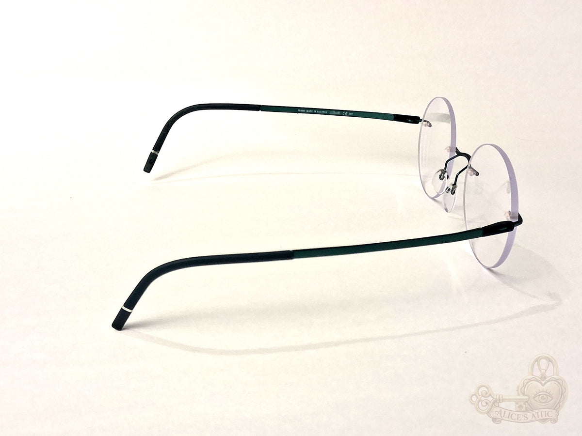 Silhouette Titan Dynamics Contour Rimless Round Titanium Eyeglasses - Image 10