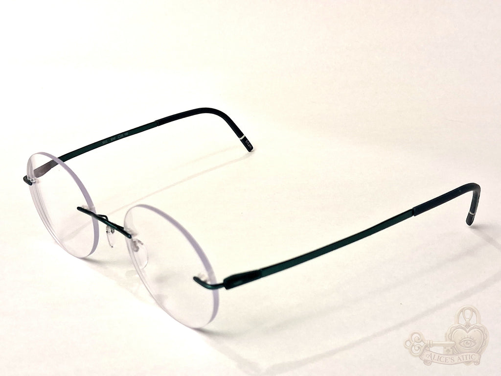 Silhouette Titan Dynamics Contour Rimless Round Titanium Eyeglasses - Image 11