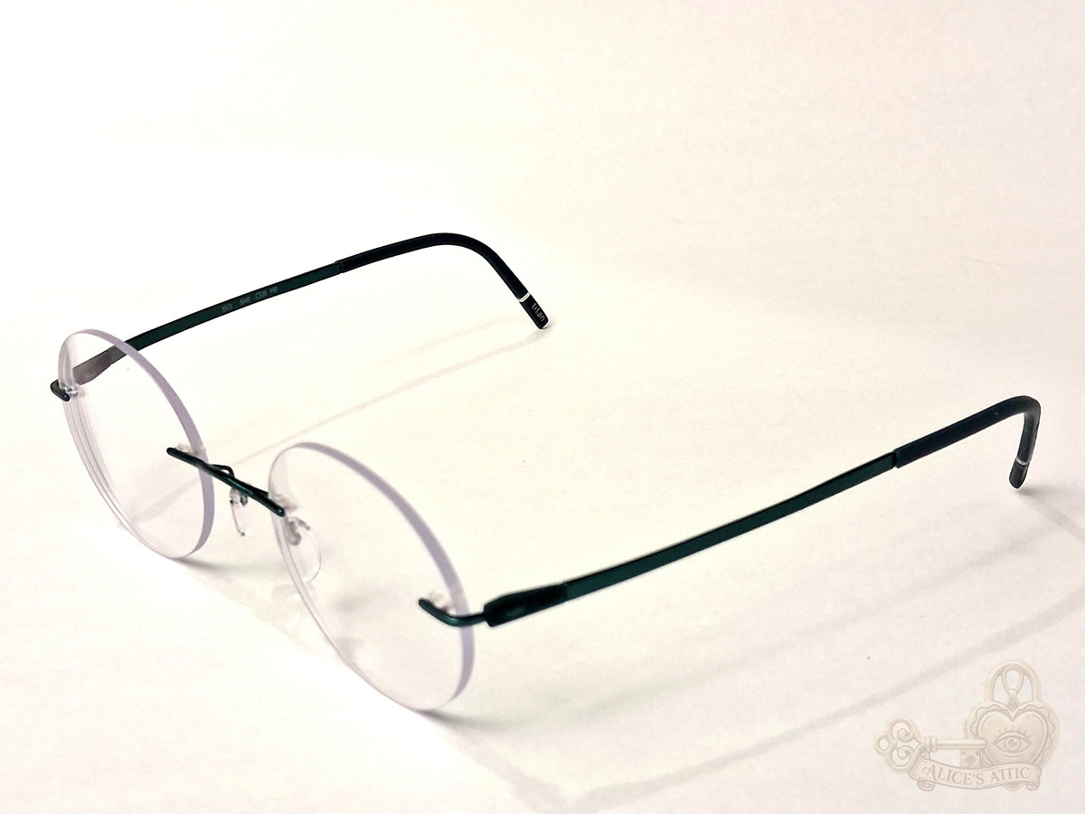 Silhouette Titan Dynamics Contour Rimless Round Titanium Eyeglasses - Image 11