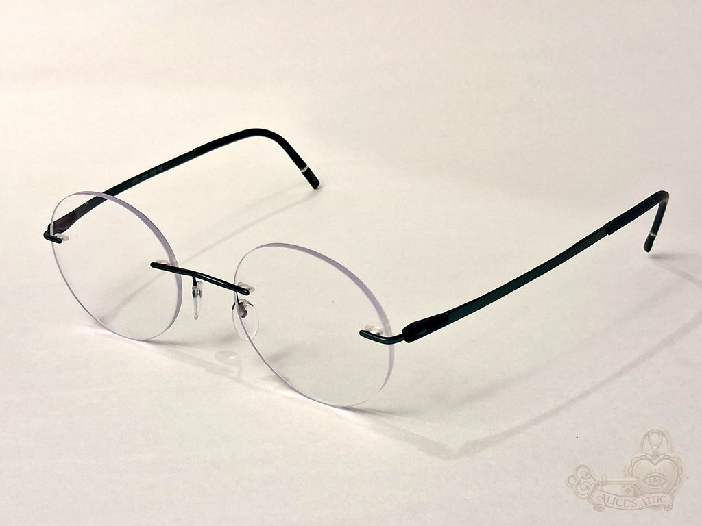 Silhouette Titan Dynamics Contour Rimless Round Titanium Eyeglasses - Image 2