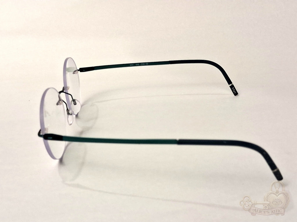 Silhouette Titan Dynamics Contour Rimless Round Titanium Eyeglasses - Image 3