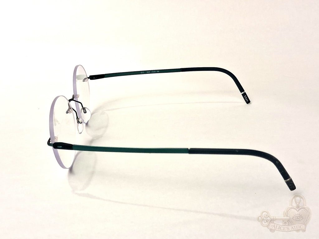 Silhouette Titan Dynamics Contour Rimless Round Titanium Eyeglasses - Image 5