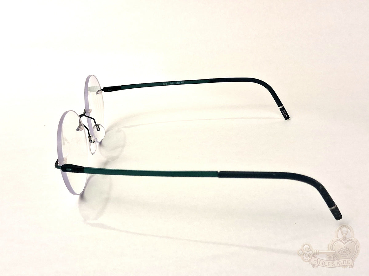 Silhouette Titan Dynamics Contour Rimless Round Titanium Eyeglasses - Image 5