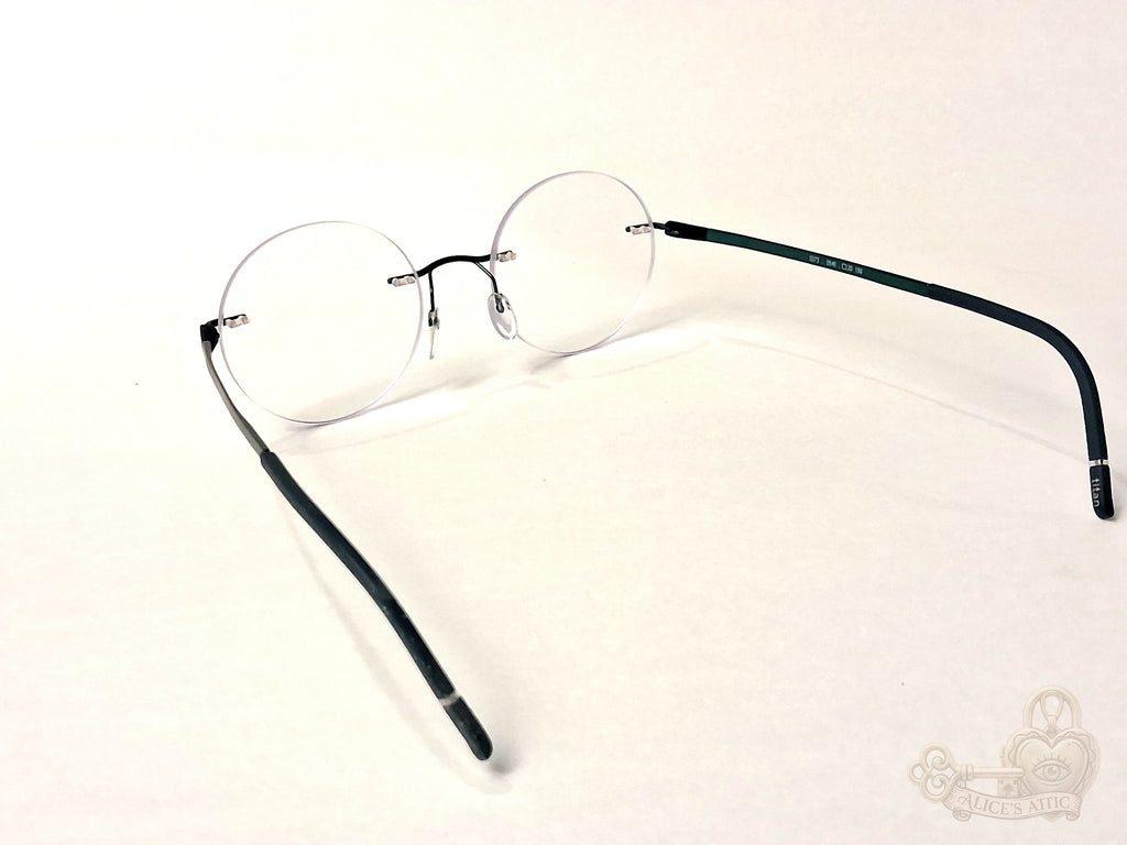 Silhouette Titan Dynamics Contour Rimless Round Titanium Eyeglasses - Image 6