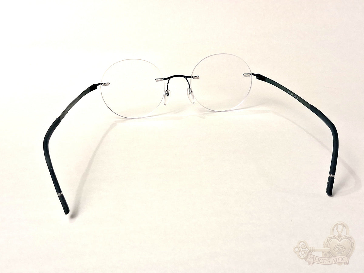 Silhouette Titan Dynamics Contour Rimless Round Titanium Eyeglasses - Image 8