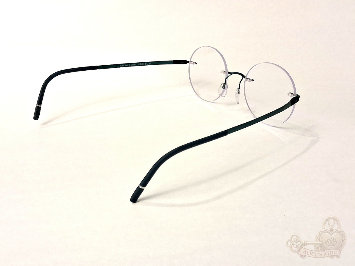 Silhouette Titan Dynamics Contour Rimless Round Titanium Eyeglasses - Image 9