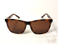Timberland TB7289 Brown Tortoise Shell Rectangle Unisex Designer Sunglasses - Image 1
