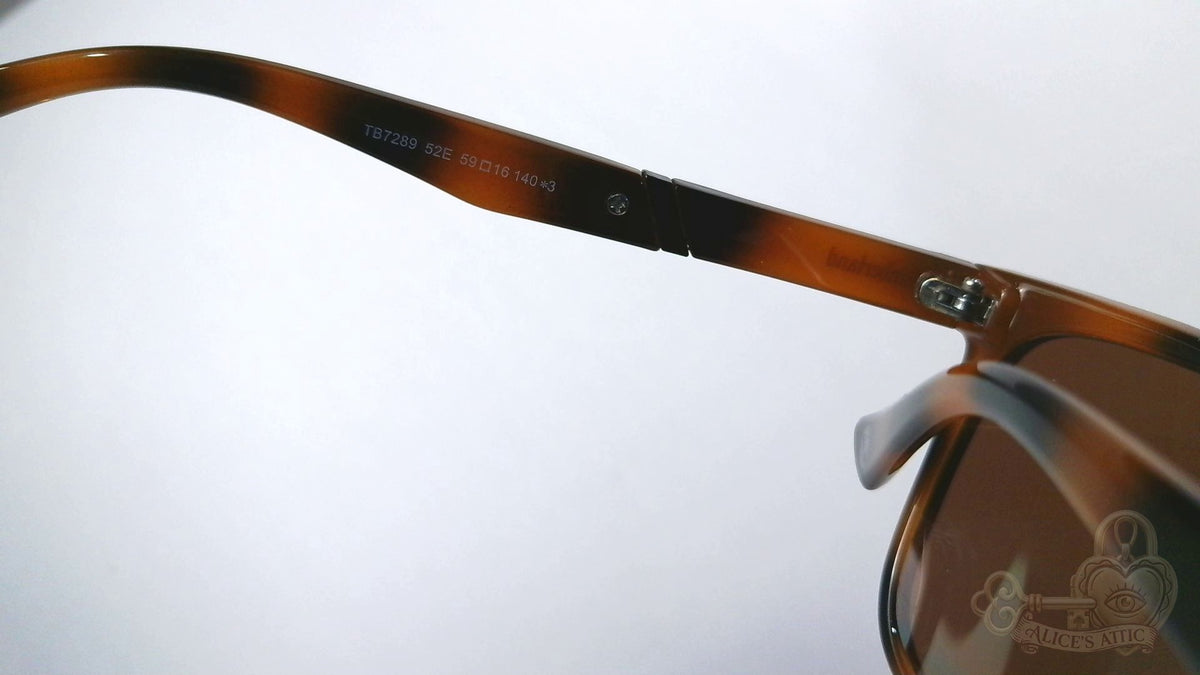 Timberland TB7289 Brown Tortoise Shell Rectangle Unisex Designer Sunglasses - Image 16