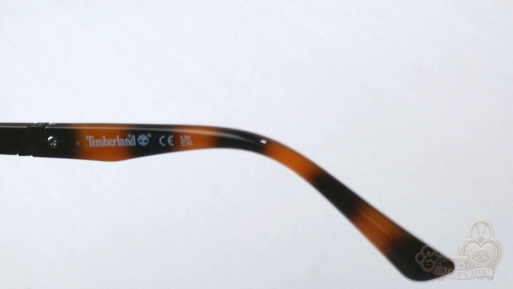 Timberland TB7289 Brown Tortoise Shell Rectangle Unisex Designer Sunglasses - Image 18