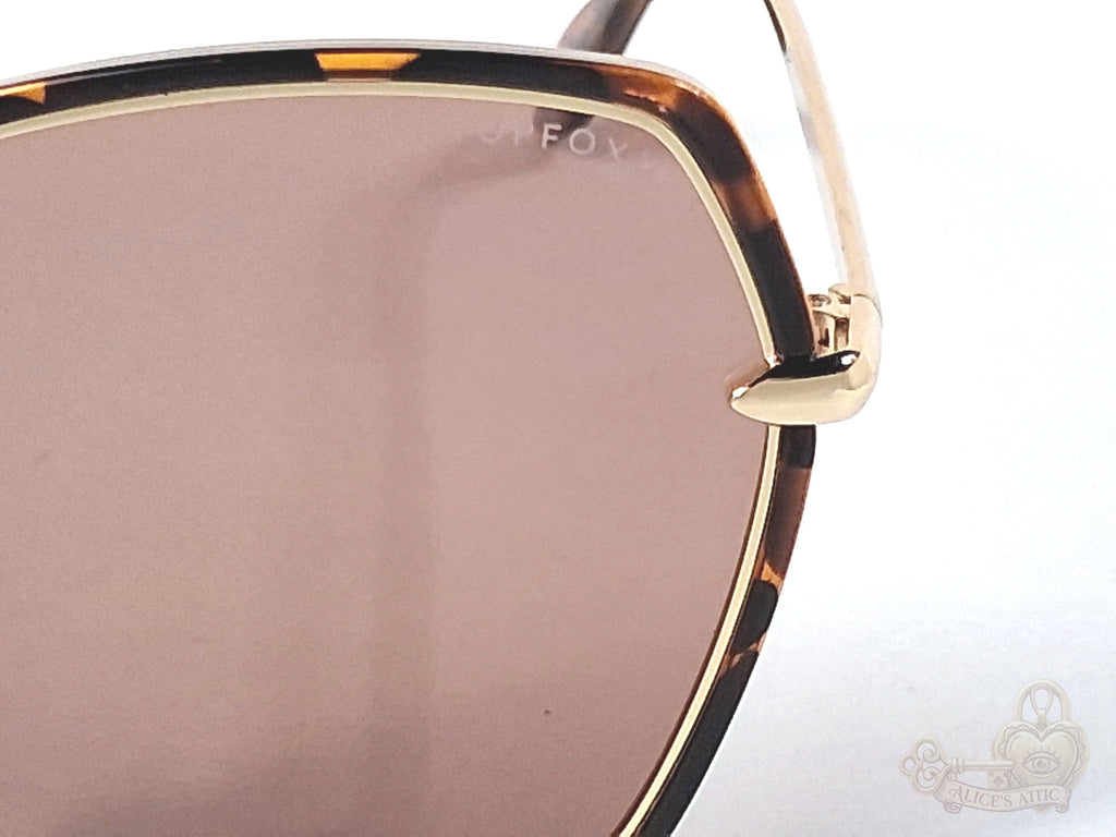 Topfoxx Maya Tortoiseshell  60-20-139 Hexagon Frame Sunglasses - Image 17