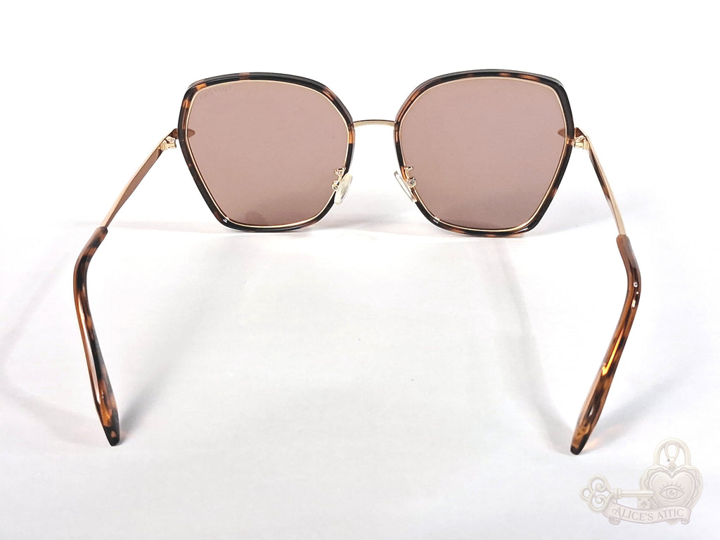 Topfoxx Maya Tortoiseshell  60-20-139 Hexagon Frame Sunglasses - Image 5
