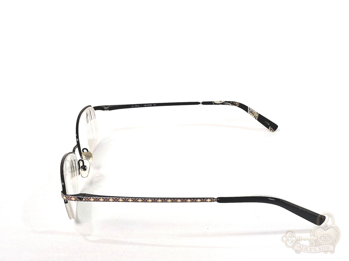 Vera Bradley VB-3026 Yellow Bird Metal Eyeglass Frames - Image 3