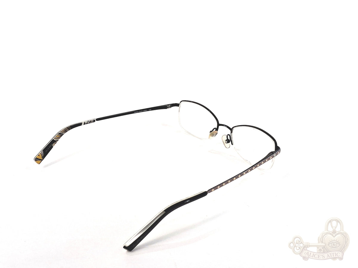 Vera Bradley VB-3026 Yellow Bird Metal Eyeglass Frames - Image 6