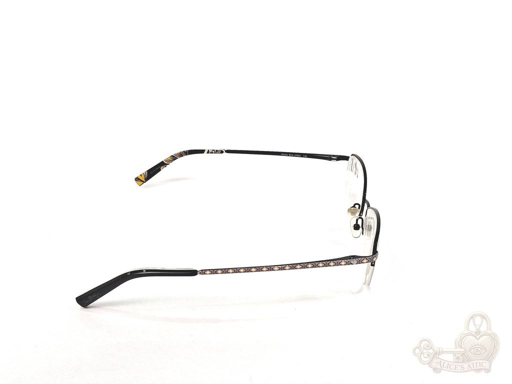 Vera Bradley VB-3026 Yellow Bird Metal Eyeglass Frames - Image 7