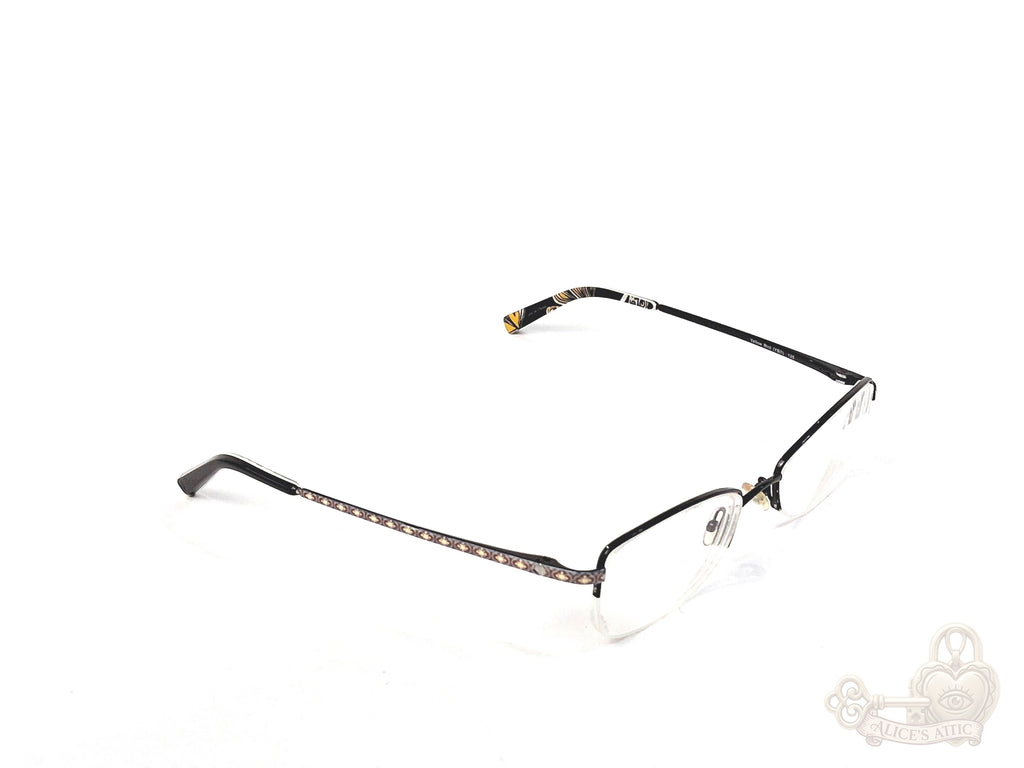 Vera Bradley VB-3026 Yellow Bird Metal Eyeglass Frames - Image 8